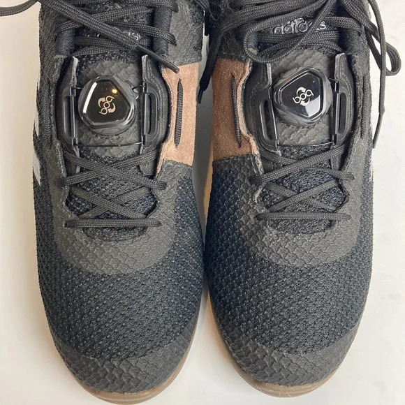 adidas Leistung 16 II BOA Weightlifting Shoes Sz 11 Black Suede Gym CrossFit - Picture 8 of 16